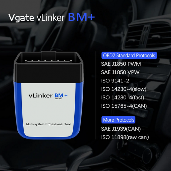 Vgate vLinker BM+ v2.2 для BimmerCode/FORScan/Carista Vgate vLinker BM+ v2.2 для BimmerCode/FORScan/Carista