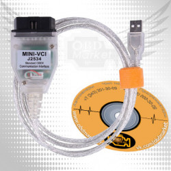 Адаптер Toyota mini vci + переходник 22pin Адаптер Toyota mini vci + переходник 22pin