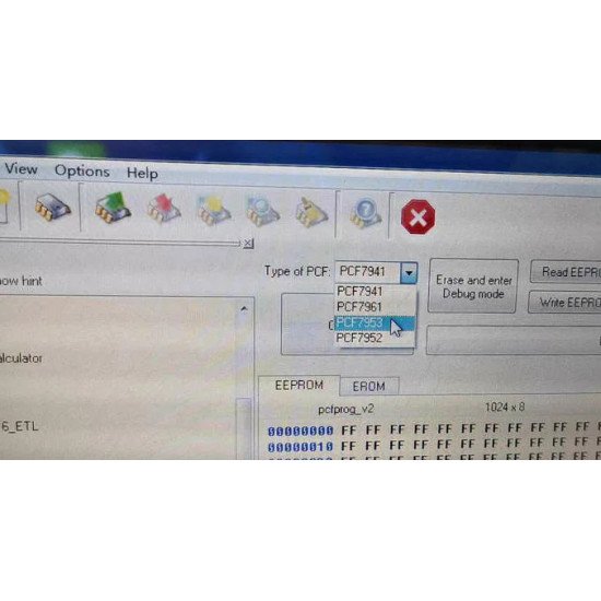 PCF79xx + SD card - адаптер для iProg