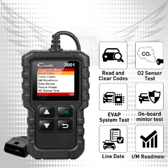 Launch Creader 3001 - автосканер для диагностики Launch Creader 3001 - автосканер для диагностики