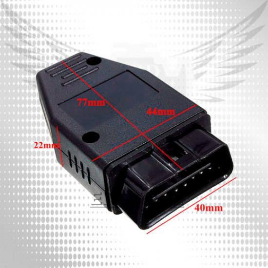 OBD2 "папа" - диагностический разъём OBD2 "папа" - диагностический разъём
