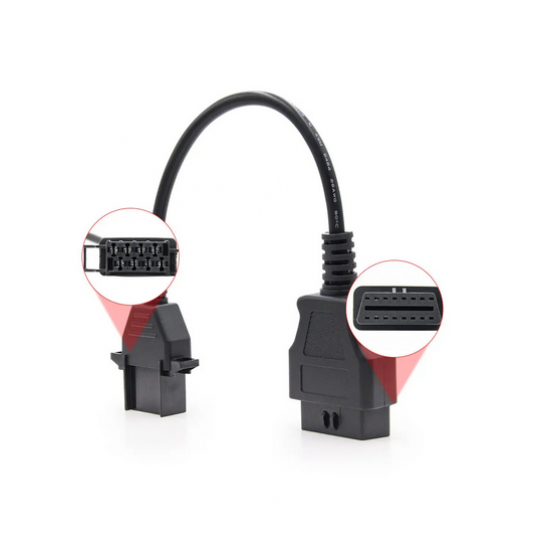 Volvo 8 pin переходник на obd2 Volvo 8 pin переходник на obd2