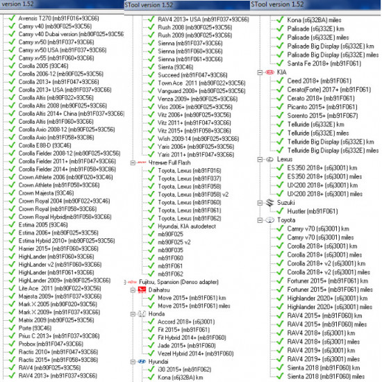 STool (MTool) Key full + адаптер Denso STool (MTool) Key full + адаптер Denso