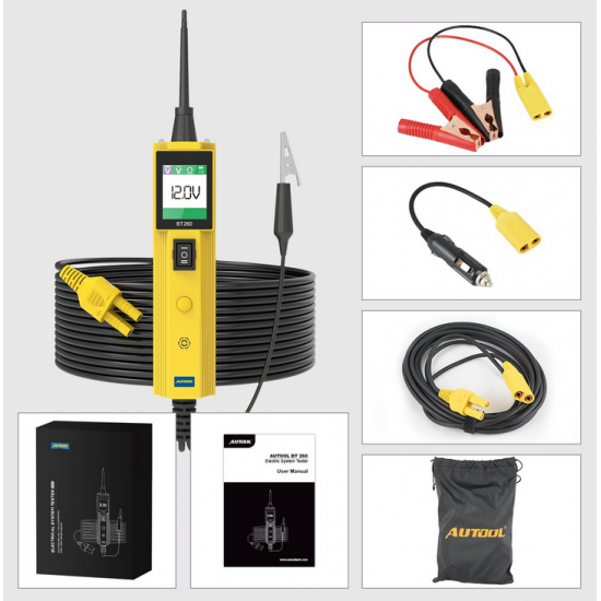 AUTOOL BT260 - тестер электронных цепей автомобиля AUTOOL BT260 - тестер электронных цепей автомобиля
