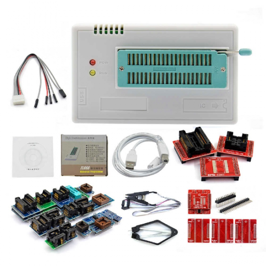 TL866II Plus minipro XGecu + 37 адаптеров - программатор TL866II Plus minipro XGecu + 37 адаптеров - программатор